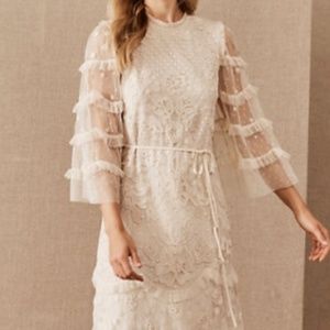 BHLDN Needle and Thread Patchwork Lace Dress